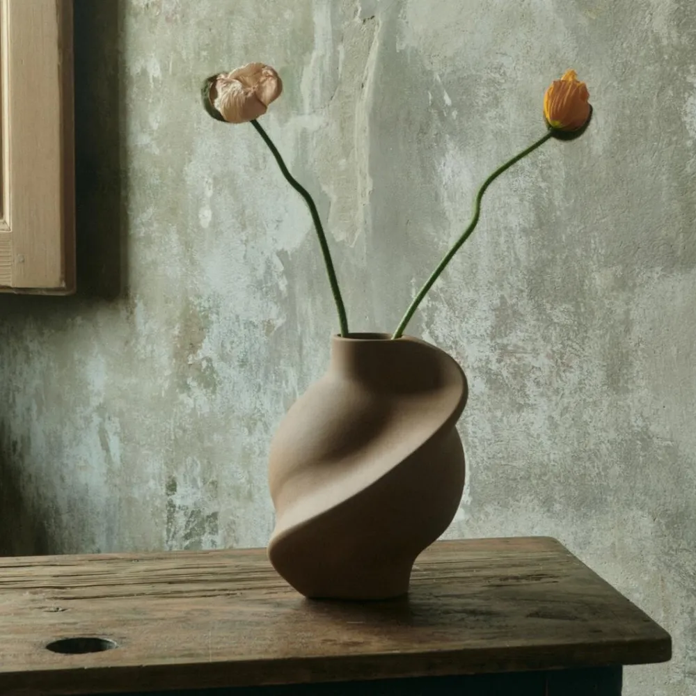 Louise Roe Pirout Vase 01 Sanded Grey^ Andet Boligtilbehør|Vaser