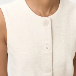 Lovechild 1979 Lovechild Kendra Vest Creme^Dame Overdele