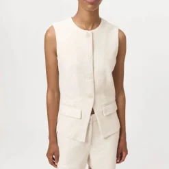 Lovechild 1979 Lovechild Kendra Vest Creme^Dame Overdele