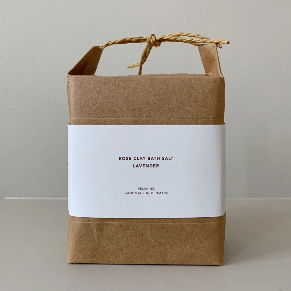 Mellow Mind Rose Clay Bath Salt Lavender Relaxing^ Velvære