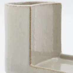 Meraki Brush & Soap Holder Datura Shellish Grey^ Køkken