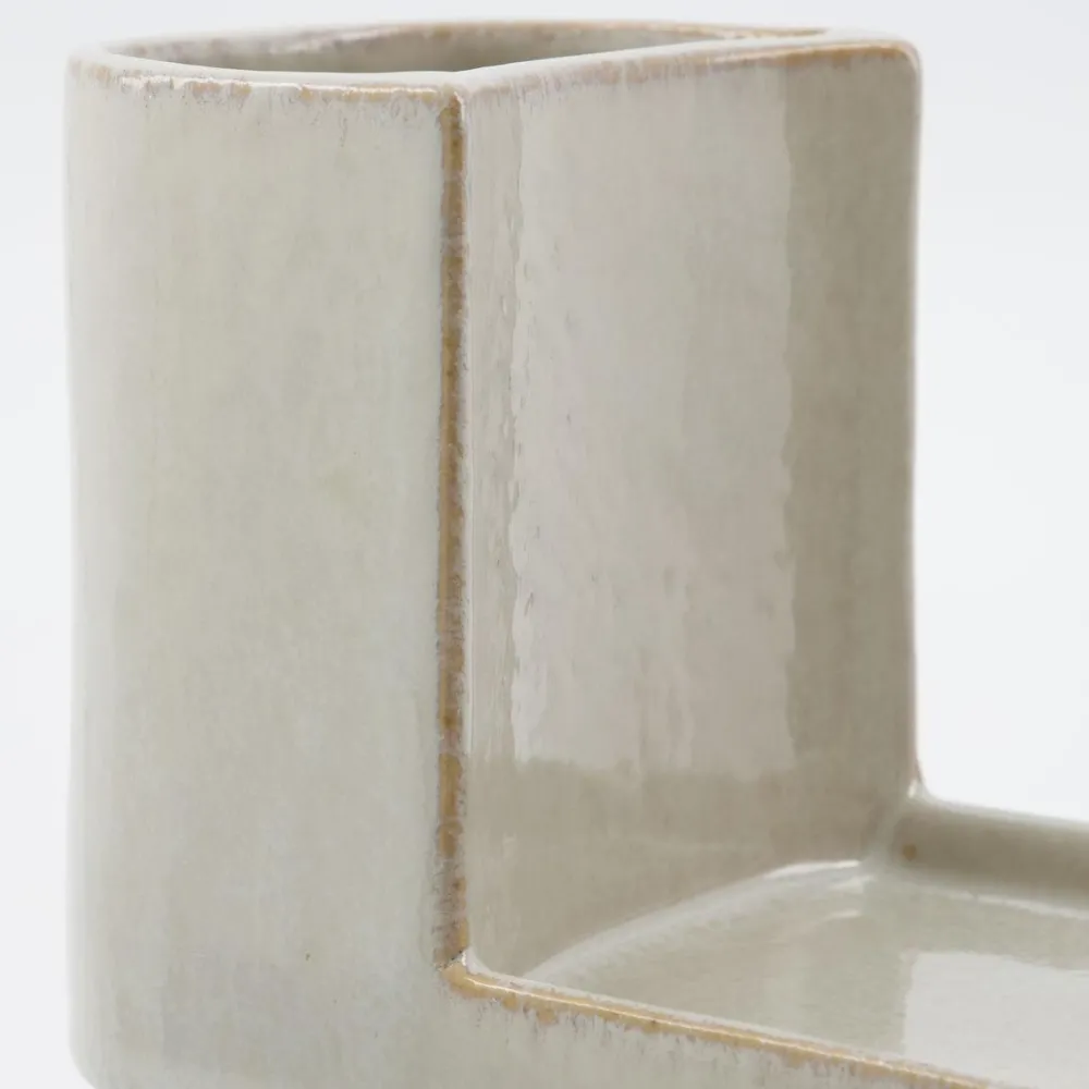 Meraki Brush & Soap Holder Datura Shellish Grey^ Køkken