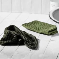 Meraki Dish Cloth Green^ Køkkentekstiler