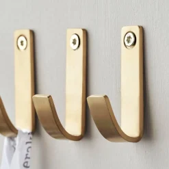 Meraki Hooks Thapsus Brushed Brass^ Knager & Greb