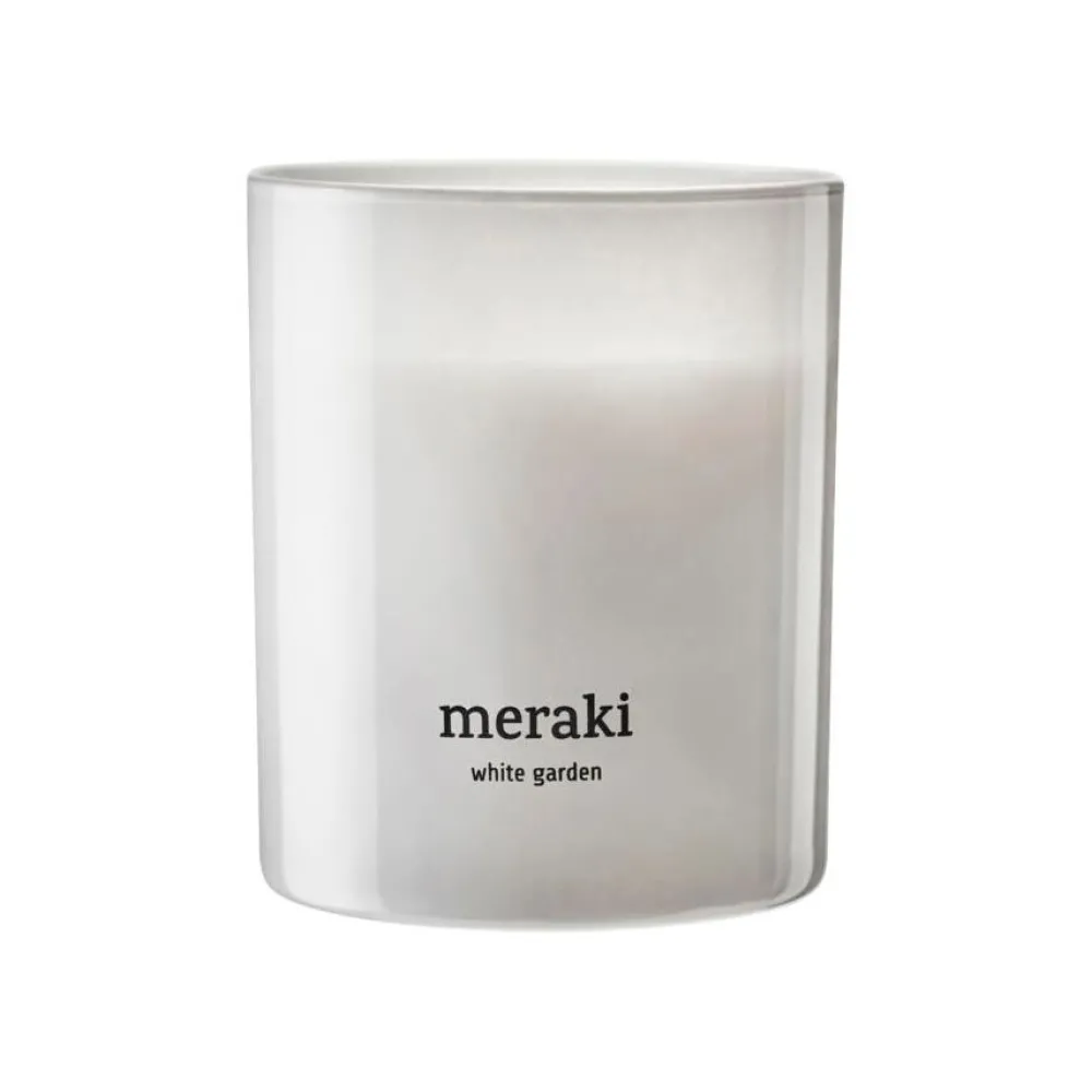 Meraki Scented Candle White Garden Small^ Duftlys & Diffusere|Badeværelse