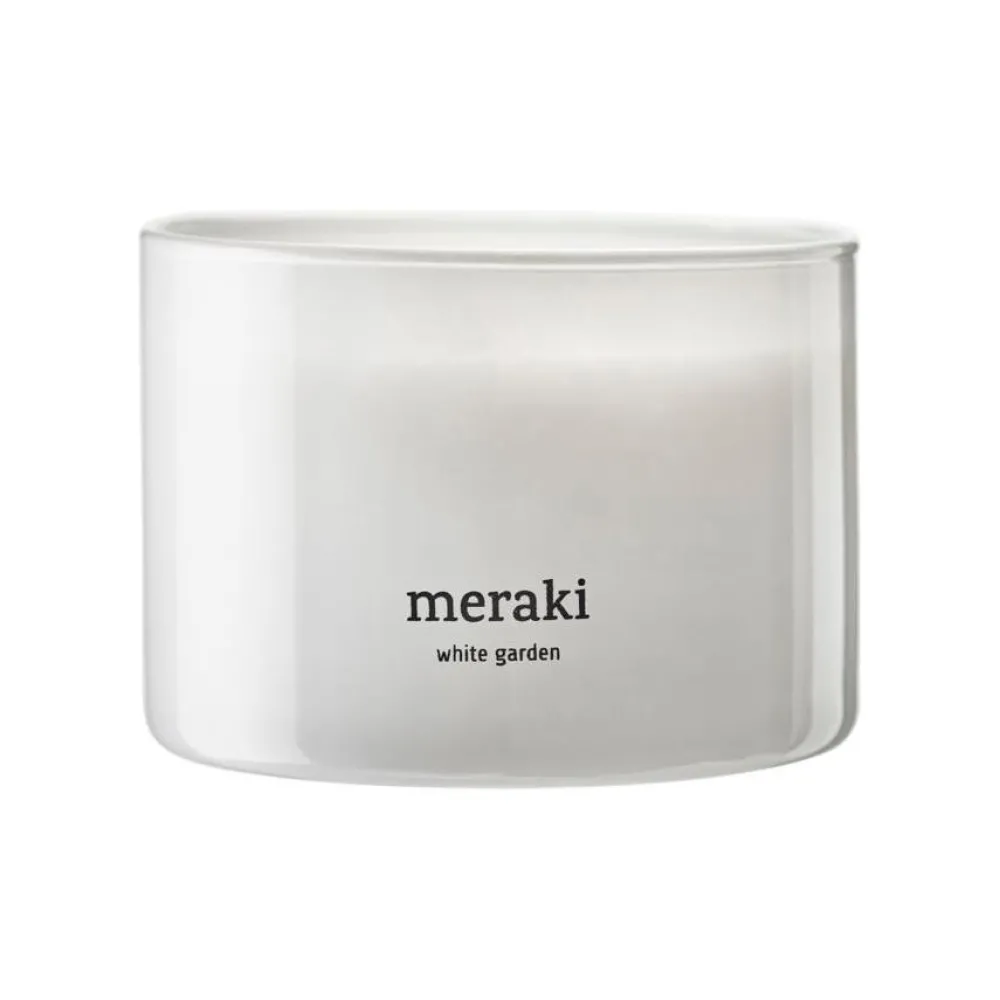 Meraki Scented Candle White Garden Large^ Duftlys & Diffusere|Badeværelse