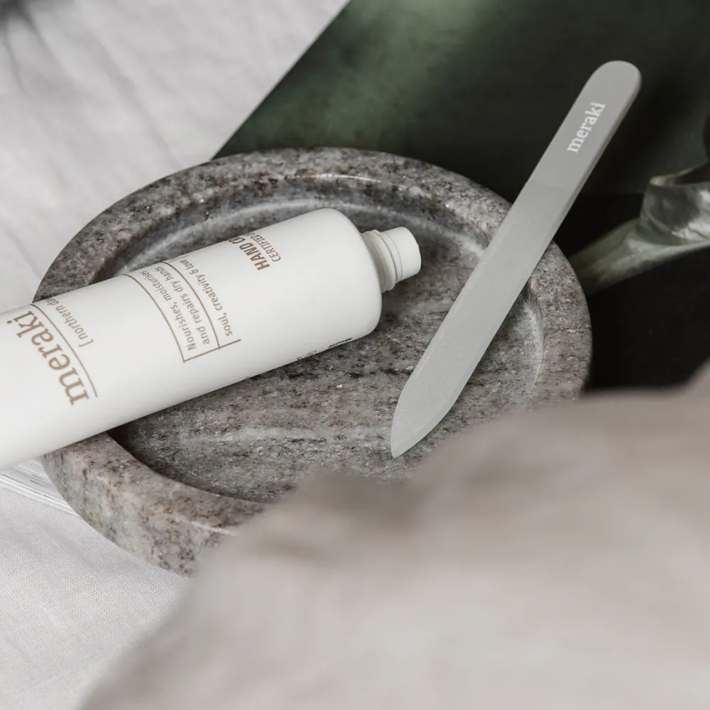 Meraki Tray Beige Round Small^ Badeværelse