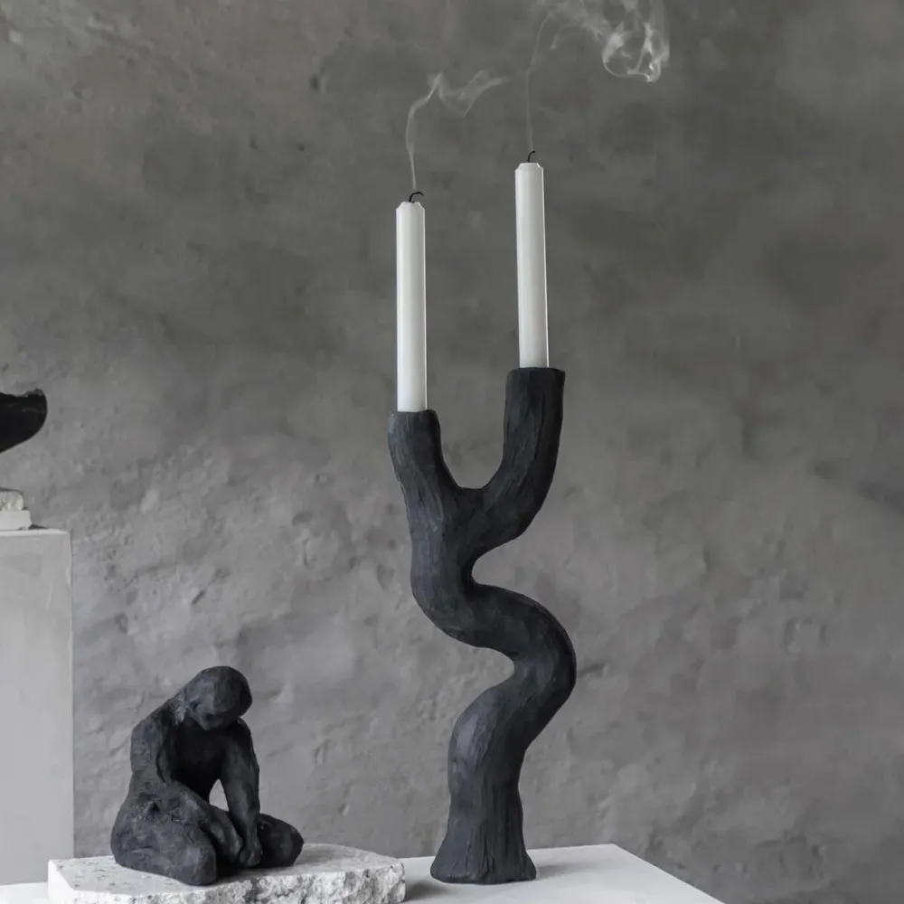 Mette Ditmer Art Piece Candleholder Black^ Andet Boligtilbehør|Lysestager