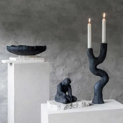 Mette Ditmer Art Piece Candleholder Black^ Andet Boligtilbehør|Lysestager