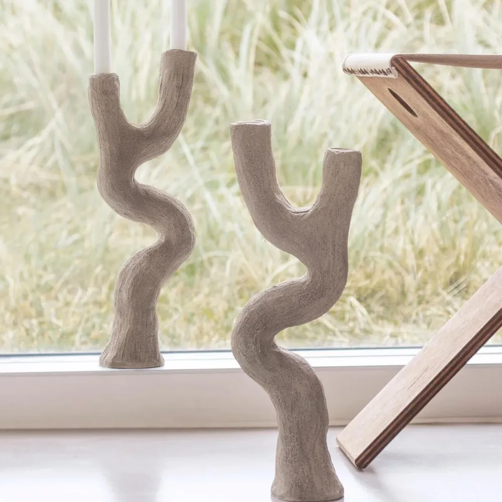 Mette Ditmer Art Piece Candleholder Sand^ Andet Boligtilbehør|Lysestager