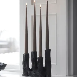 Mette Ditmer Art Piece Four Candleholder Black^ Adventsstager|Andet Boligtilbehør