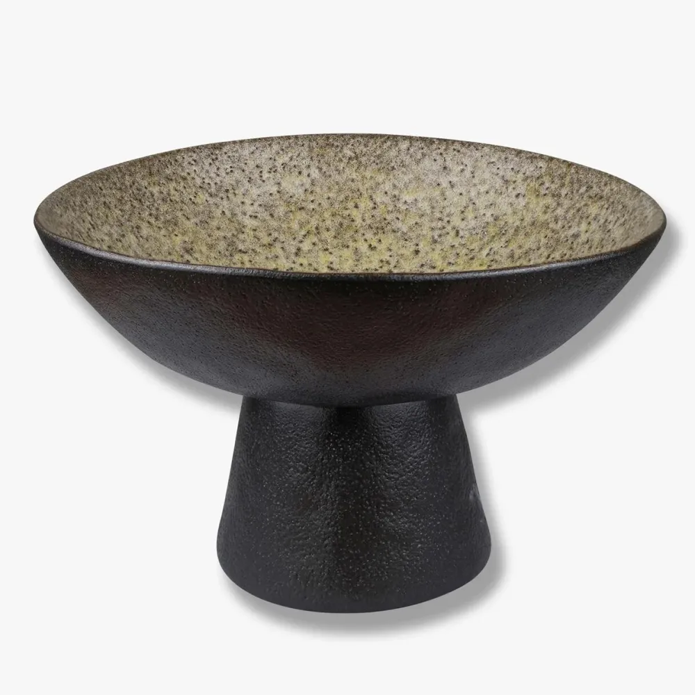 Mette Ditmer By Hand Bowl On Foot Sand^ Skåle & Bakker|Andet Boligtilbehør