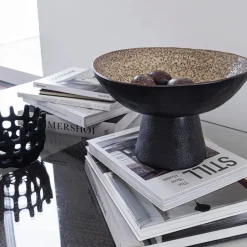 Mette Ditmer By Hand Bowl On Foot Sand^ Skåle & Bakker|Andet Boligtilbehør