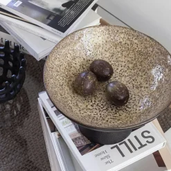 Mette Ditmer By Hand Bowl On Foot Sand^ Skåle & Bakker|Andet Boligtilbehør