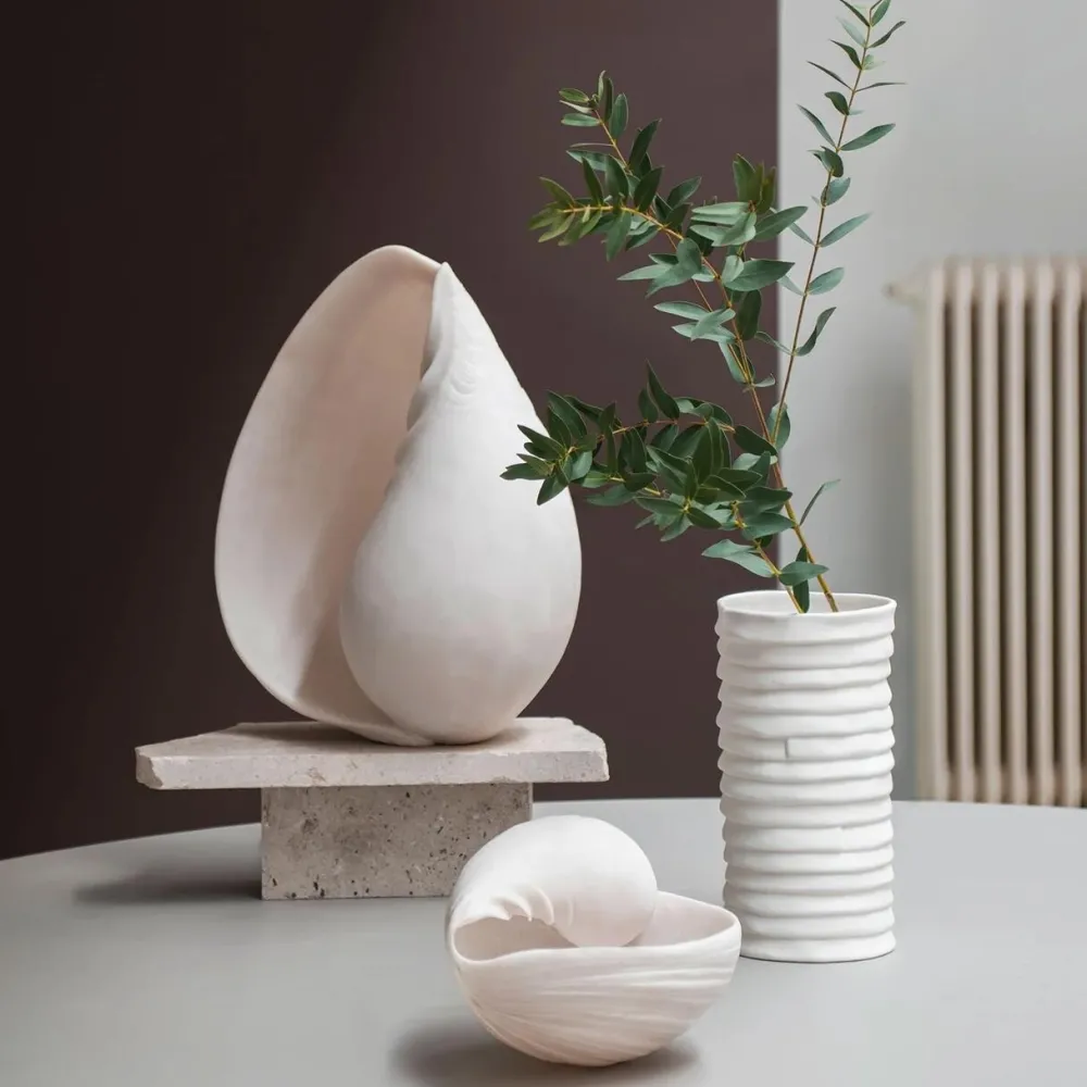 Mette Ditmer Conch Shell Large Off-White^ Andet Boligtilbehør