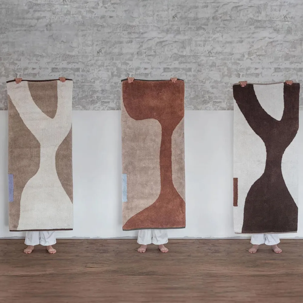 Mette Ditmer Figura Rug Brown Medium^ Tæpper & Måtter