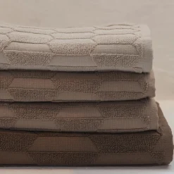 Mette Ditmer Geo Guest Towels Nougat^ Badeværelse