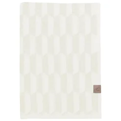 Mette Ditmer Geo Towel Off-White^ Badeværelse|Badtekstiler