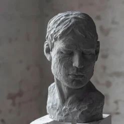 Mette Ditmer His Reflective Mind Buste Concrete^ Andet Boligtilbehør|Figurer