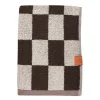 Mette Ditmer Retro Bath Towel Chocolate^ Badeværelse|Badtekstiler