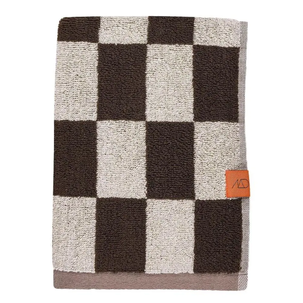 Mette Ditmer Retro Bath Towel Chocolate^ Badeværelse|Badtekstiler