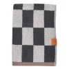 Mette Ditmer Retro Bath Towel Dark Grey^ Badeværelse|Badtekstiler