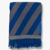 Mette Ditmer Retro Throw Cobalt^ Plaider