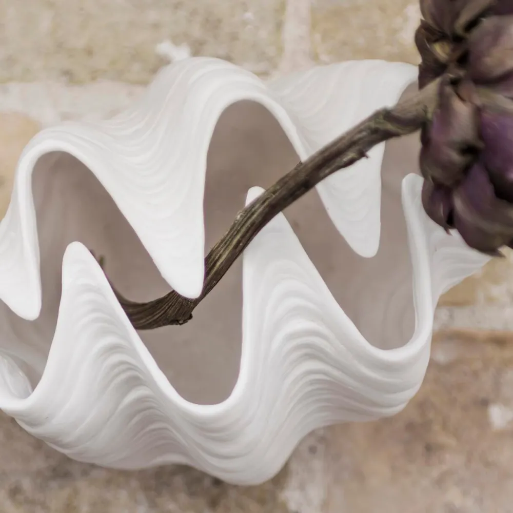 Mette Ditmer Shell Vase Off-White Small^ Andet Boligtilbehør|Vaser