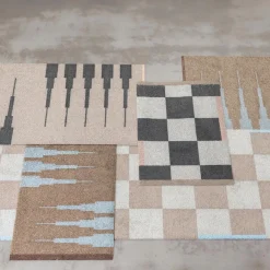 Mette Ditmer Square All-Round Mat Dark Grey Small^ Entré|Badeværelse