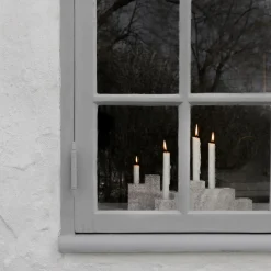 Mette Ditmer Step Trio Candleholder Chalk^ Lysestager