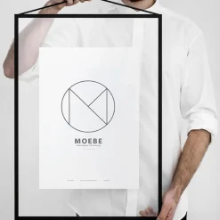 Moebe Black Frame A2^ Stue|Badeværelse