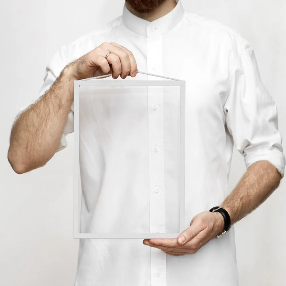 Moebe Light Grey Frame A4^ Stue