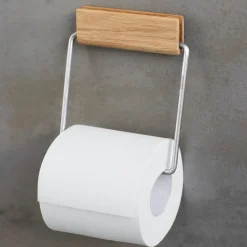 Moebe Toilet Roll Holder Oak/Steel^ Badeværelse