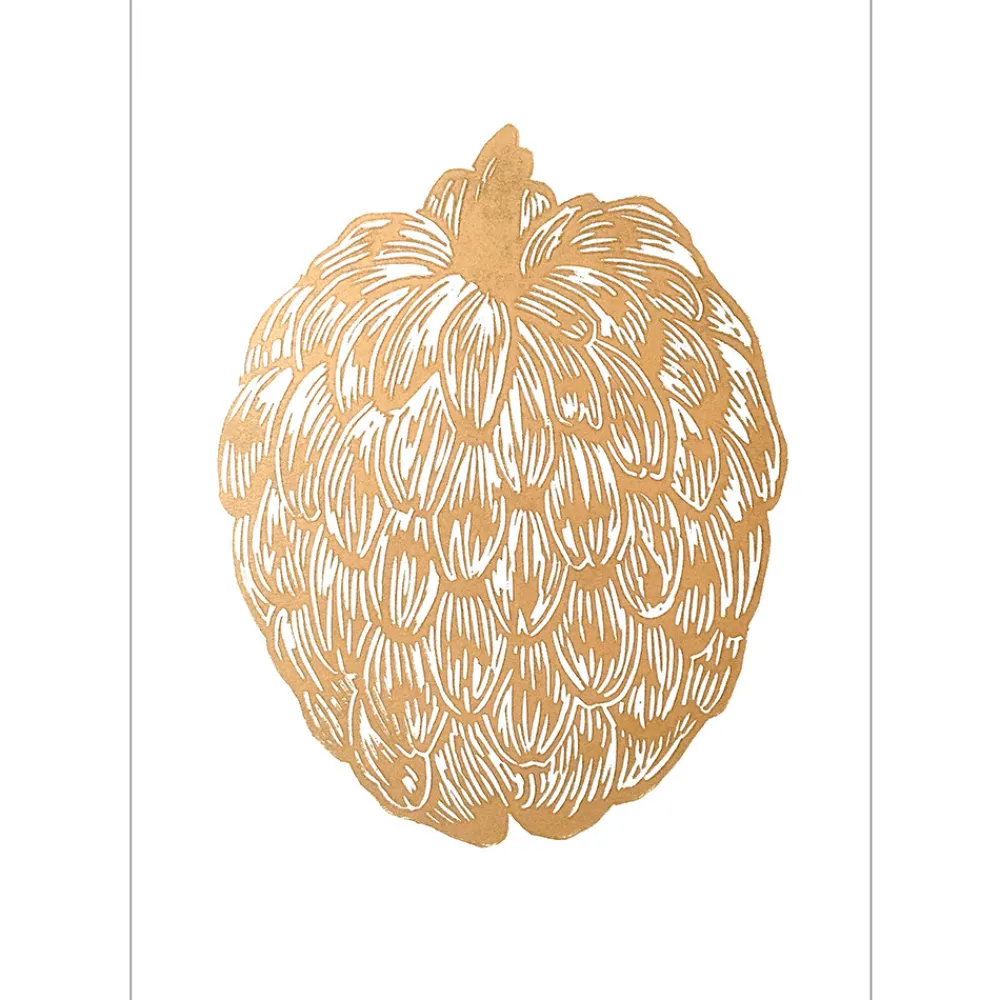 Monika Petersen Gold Cherimoya White A4^ Stue|Andet Boligtilbehør