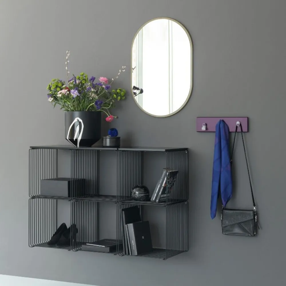 Montana Verner Panton Wire Topplade Black^ Hylder|Stue