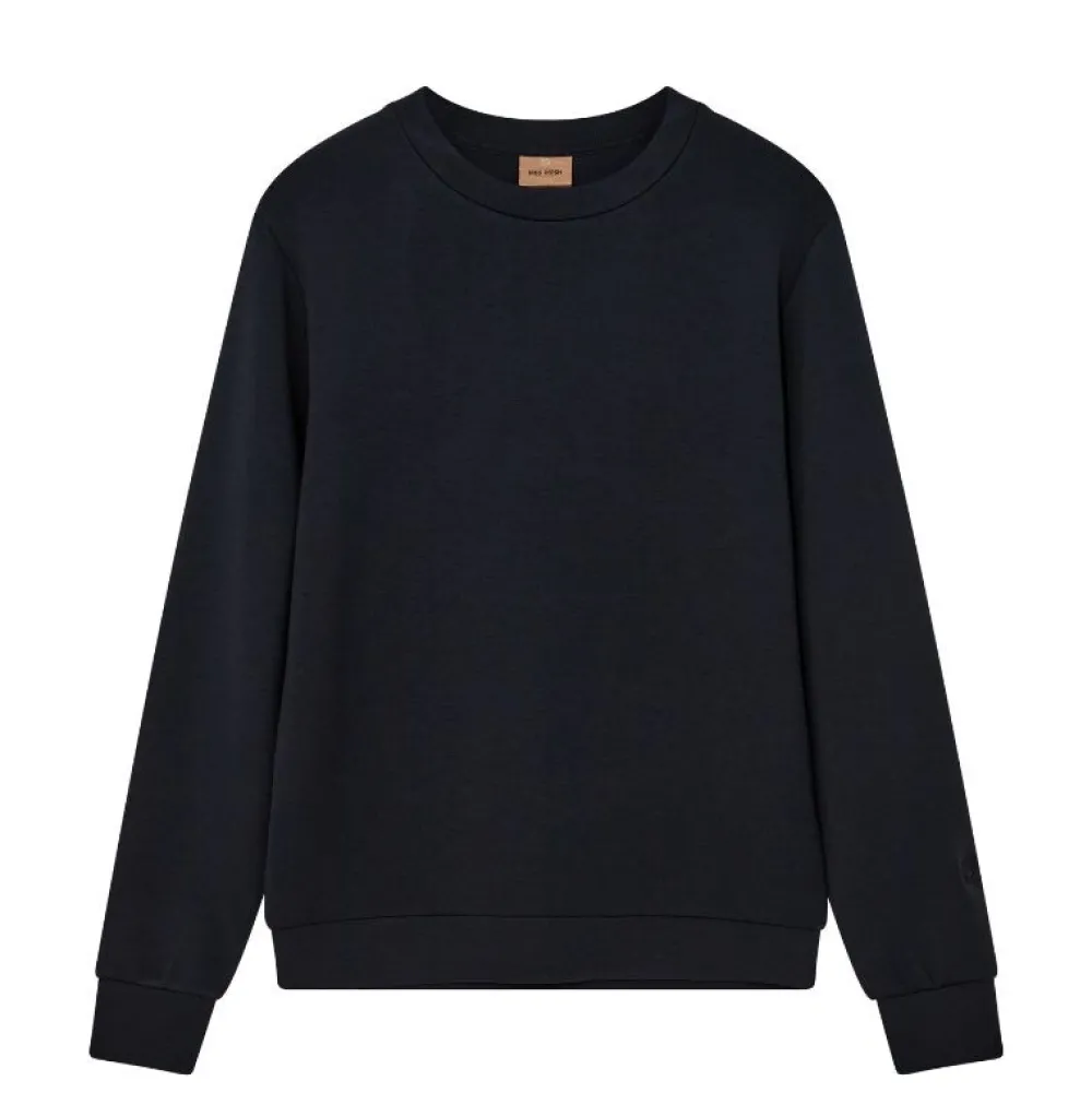 Mos Mosh Gallery Abel Crew Neck Sweat Salute Navy^ Overdele