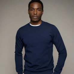 Mos Mosh Gallery Abel Crew Neck Sweat Salute Navy^ Overdele