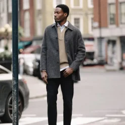 Mos Mosh Gallery Barkley Wool Coat Phantom^ Overtøj