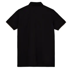 Mos Mosh Gallery Harvey Polo SS Tee Black^ Overdele