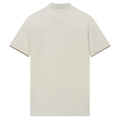 Mos Mosh Gallery Harvey Polo SS Tee Off White^ Overdele