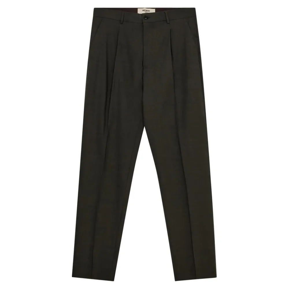 Mos Mosh Gallery Jones Dynamic Luxe Pant 32" Dark Green^ Underdele
