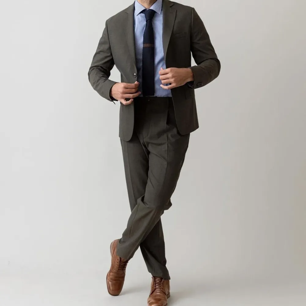 Mos Mosh Gallery Jones Dynamic Luxe Pant 32" Dark Green^ Underdele