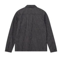 Mos Mosh Gallery Matteo Stripe Overshirt Blue^ Overdele