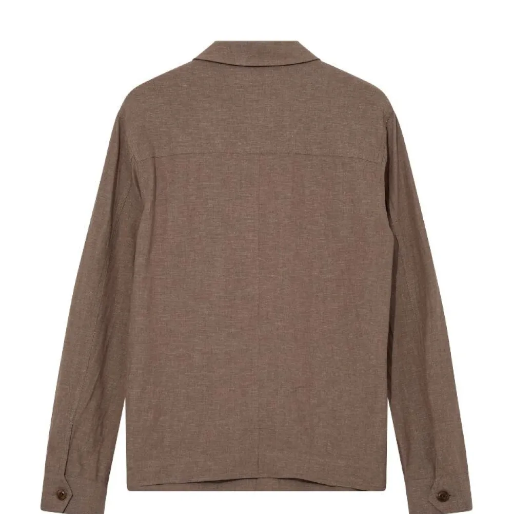 Mos Mosh Gallery Milo Plage Overshirt Chocolate Chip^ Overtøj