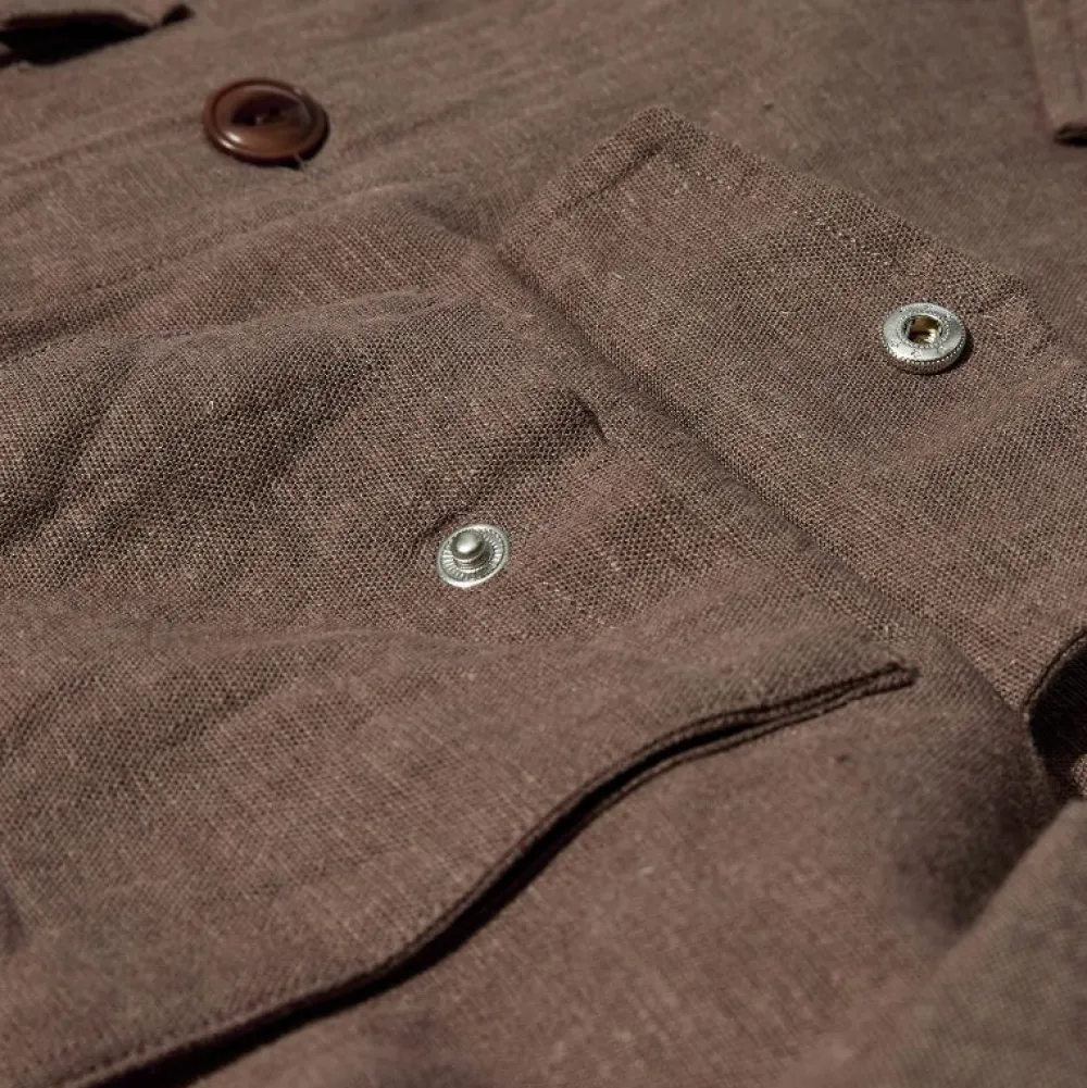 Mos Mosh Gallery Milo Plage Overshirt Chocolate Chip^ Overtøj