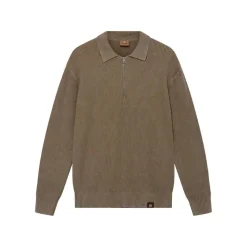 Mos Mosh Gallery Royce Zip Polo Knit Ermine^ Overdele