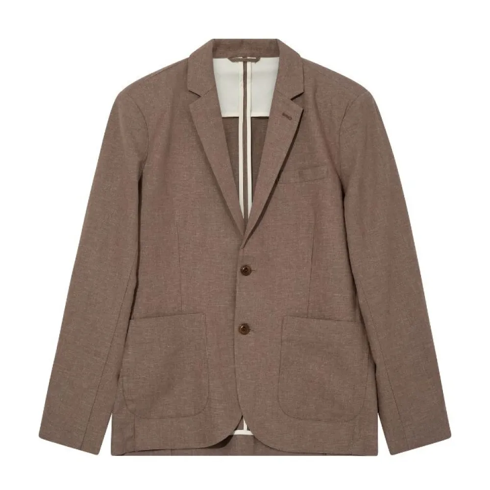 Mos Mosh Gallery Williams Plage Blazer Chocolate Chip Melange^ Overdele