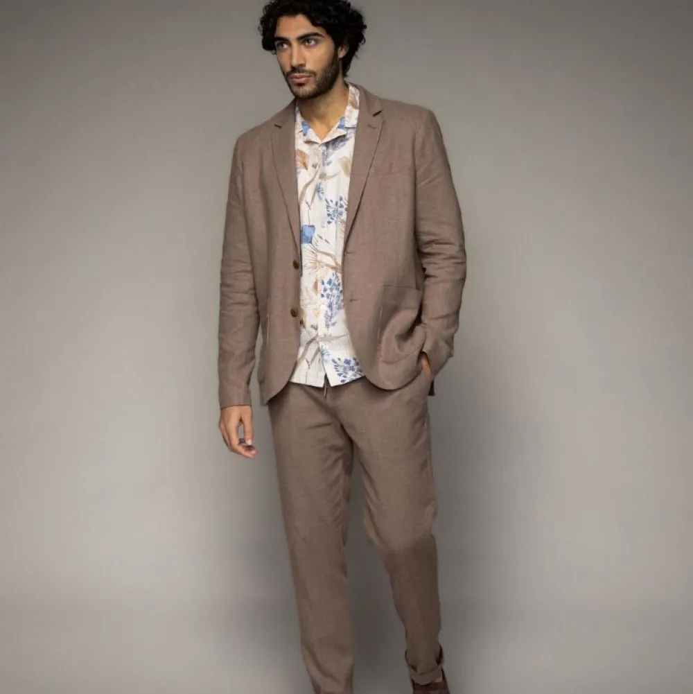 Mos Mosh Gallery Williams Plage Blazer Chocolate Chip Melange^ Overdele