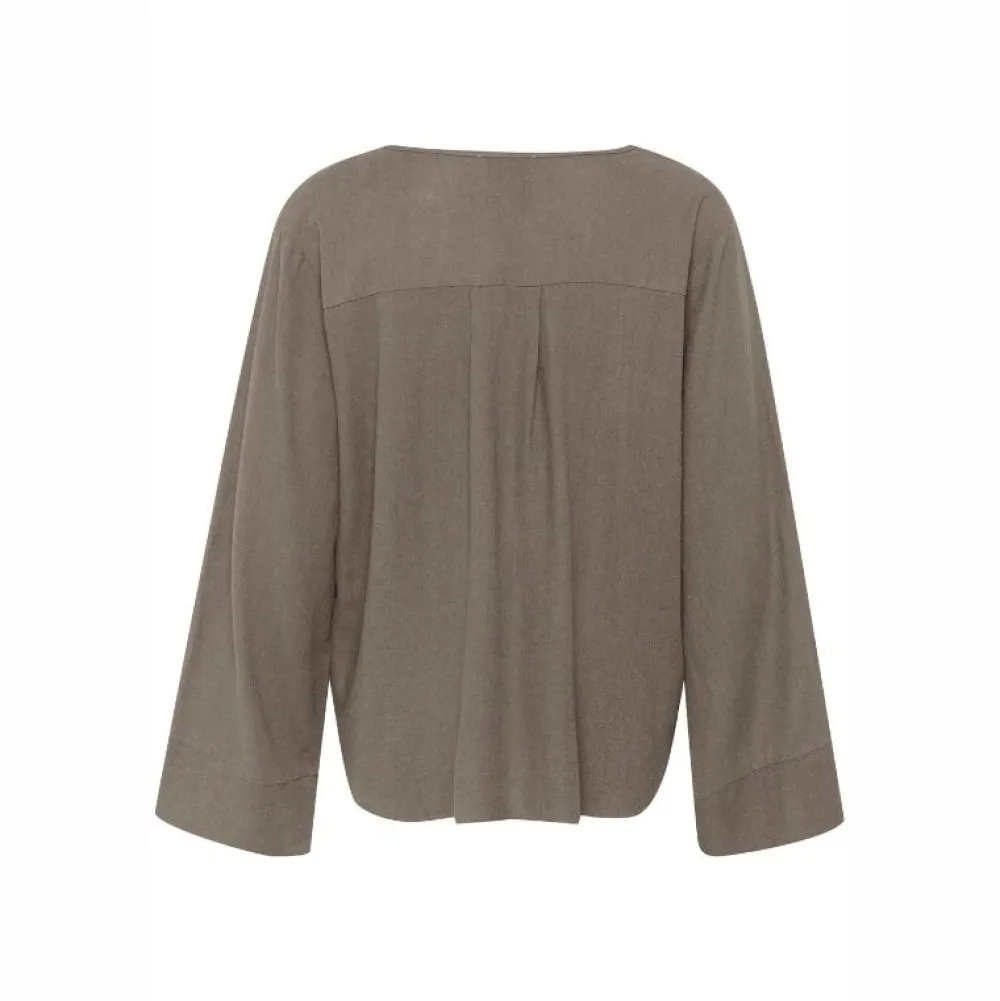 My Essential Wardrobe Dias Blouse Walnut^Dame Overdele