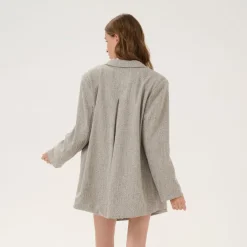 My Essential Wardrobe Emmy Blazer Oatmeal Melange^Dame Overdele